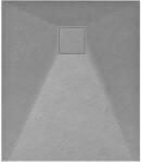 Welland kőhatású zuhanytálca szifonnal 80 x 90 cm - szürke (GT-9080SS) - miniwebshop