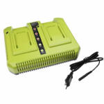utángyártott Dupla töltő Ryobi, RY40100 szerszámgép / fűnyíró Batteries Li-Ion 36V - Utángyártott - VHBW (888402704)
