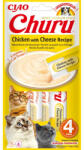  Inaba Cat Churu Püré - csirke, sajttal 4 x 14 g