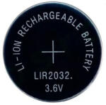  LIR2032 3, 6V 45mAh OEM Li-ion gombelem akkumulátor (LIR2032-OEM)
