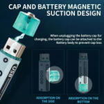 XTAR 1, 5V AA 1750mAh 2700mWh 14500 USB Li-ion ceruza akkumulátor (AOAE-AA-2700mWh)