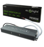 ECOLight LED tápegység Hermetic IP67 300W 12V Premium Ecolight (ECOZAS0785)