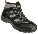 SAFETYJOG SJ CLIMBER S3 fekete-szürke bőr bakancs, kompozit kapli, SJ FLEX, talpközép 40