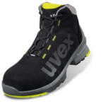 uvex 85450 uvex 1 S2 SRC fűzős bakancs, fekete/lime, 14 széles 44