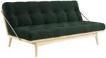 Karup Design Sötétzöld kordbársony háromüléses kanapé Karup Design Folk 190 cm (133101512)