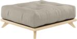 Karup Design Szürke vászon lábzsámoly Karup Design Senza 100 x 90 cm (129101914100)