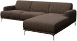 MESONICA Barna sarokkanapé MESONICA Puzo I, jobb, 240 cm (MESONICA-PUZO-14A-4R)
