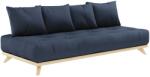 Karup Design Sötétkék háromüléses kanapé Karup Design Senza 200 cm (129101737200)