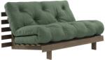 Karup Design Zöld kétüléses kanapé Karup Design Gyökerek 140 cm, barna kerettel (123106756140)