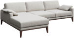 MESONICA Világosszürke szövet sarokkanapé MESONICA Musso, bal 248 cm (MESONICA-MUSSO-15A-4L)