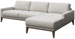 MESONICA Világosszürke szövet sarokkanapé MESONICA Musso Tufted, jobb 248 cm (MESONICA-MUSSO-15B-4R)