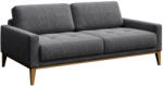 Mesonica Sötétszürke szövet kétüléses kanapé MESONICA Musso Tufted 173 cm (MESONICA-MUSSO-17B-2)