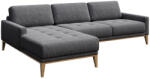 MESONICA Sötétszürke szövet sarokkanapé MESONICA Musso Tufted I, bal, 248 cm (MESONICA-MUSSO-17B-4L)