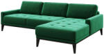 MESONICA Zöld bársony sarokkanapé MESONICA Musso Tufted, jobb, 248 cm (MESONICA-MUSSO-36B-4R)