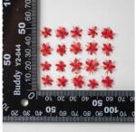  Szárított virág 12db-os - piros