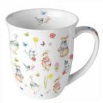Ambiente Húsvéti porcelán bögre - 400ml - Easter Garden