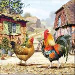 Ambiente Szalvéta 33x33cm, 20db-os Rooster Ranch