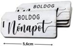  Nyomtatott dekorkarton - Boldog nőnapot scrapbook táblák 5db/cs fehér - kosarbolt
