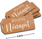 Nyomtatott dekorkarton - Boldog nőnapot scrapbook táblák 5db/cs natúr - kosarbolt
