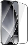  Edzett üvegfólia metal frame Samsung Galaxy S25 Plus fekete fém kerettel
