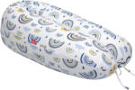 Scamp Perna de gravide si alaptare cu husa detasabila din bumbac, 150 cm, Rainbow (PG255)