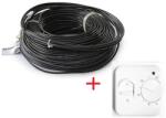Falcon Kit - Cablu de incalzire electrica Falcon U-Heat 1200 W - 68, 9 m (18 W/m) + Termostat manual U-Heat de perete, cu senzor de temperatura pe podea 16 A (2253145)