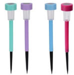 ProGarden Set 4 lampi iluminat solar ProGarden, plastic, 36x5.5 cm, multicolor (KO-DX9300950)