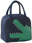 Flippy Geanta Frigorifica, Flippy, cu Desene Animat, Portabila pentru Copii, de Pranz, din Panza Oxford, 22x14x19 cm, Model Dinozaur, Albastru (teo-131605)