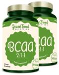 GreenFood Nutrition Nutrition BCAA 2: 1: 1 - Elágazó Láncú Aminosav Formula - 2x120 Kapszula