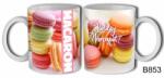 Nevesajándék Bögre 3 dl Boldog Névnapot Macaronos bögre Névnapi ajándékok (B853)