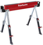 Fortum 4759999 asztalosbak/fűrészbak állítható, összecsukható, 615 - 820 mm, max. terhelés 590 kg (4759999)