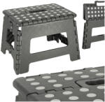 Inlea4Home Összecsukható sámli csúszásmentes felülettel 22 cm - sötétszürke (IA-KX4404_1) - inlea