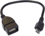 PremiumCord Reducere cablu USB PremiCord A/fem-MicroUSB/mal20cm (kur-13)
