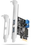 AXAGON PCEU-232RS 2x külső + 2x belső USB 5Gbps PCI-Express kártya (PCEU-232RS) (PCEU-232RS)