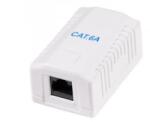 LogiLink Cat. 6A Felületre szerelhető doboz 1 x RJ45, árnyékolatlan (NP0100) (NP0100)