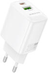 BOROFONE fali töltő BN27 Fuente - USB + Type C - QC 3.0 PD 20W fehér