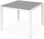  Masa patrata ENCORE lungime 90 latime 90 inaltime 74 alb cu gri (TPW517806WHGY)