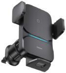 Baseus WISDOM autós tartó (szellőzőre, automata, 15W, wireless, 4.7-7.5 méret) FEKETE