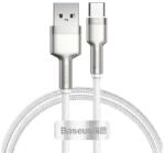 Baseus CAFULE adatkábel (USB - Type-C, 66W, PD gyorstöltő, 100cm, cipőfűző) FEHÉR