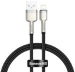 Baseus CAFULE adatkábel (USB - lightning, 2.4A, PD gyorstöltő, 25cm, cipőfűző) FEKETE