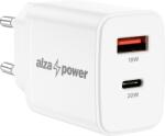 AlzaPower Compact A530 20W töltőfej, Fehér (APW-CCA101W)