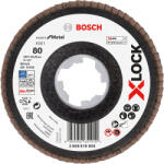 Bosch X-LOCK X551 Expert for Metal legyezőtárcsák, hajlított változat, kis méretű sarokcsiszolókhoz X-LOCK X551 legyezőtárcsa, Expert for Metal (2608619805)