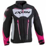 IXON Striker Air gyerek motorkerékpár kabát fekete-fehér-rózsaszín - motozem - 50 780 Ft
