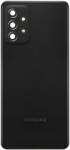 Samsung A725F Galaxy A72 akkufedél (hátlap) kamera lencsével fekete (gyári, Grade A)