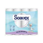 Paperdi Toalettpapír 3 rétegű kistekercses 100% cellulóz 162 lap/17, 01 m/tekercs 24 tekercs/csomag Soavex Maxi Scorta_Paperdi (ID8K200F24) - tonerpiac