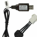 utángyártott USB Töltőkábel Himoto HSP 9.6V for GPToys RC Batteries SM-6P csatlakozó - 50 cm 9.6 V - Utángyártott