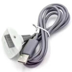 utángyártott Töltőkábel Microsoft Xbox 360 kontrollerhez - Kábel, 1.4 m, szürke - Utángyártott (800115539)