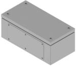 DKC Fém csatlakozó doboz, csavaros fedél, bev. nyílás 300x300x120 mm (R5CDE33120F) (R5CDE33120F)