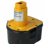 utángyártott Szerszámgép akku ELU EZWA60, EZWA49, EZWA61 - 2000 mAh, 12 V, NiMH - Utángyártott akku (889003904)