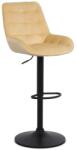CHAIRS-ON Scaun de bar din catifea si cadru metalic-ABS145-crem